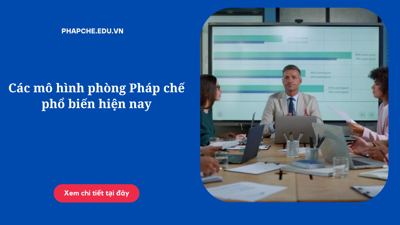 Tìm hiểu các mô hình phòng Pháp chế phổ biến