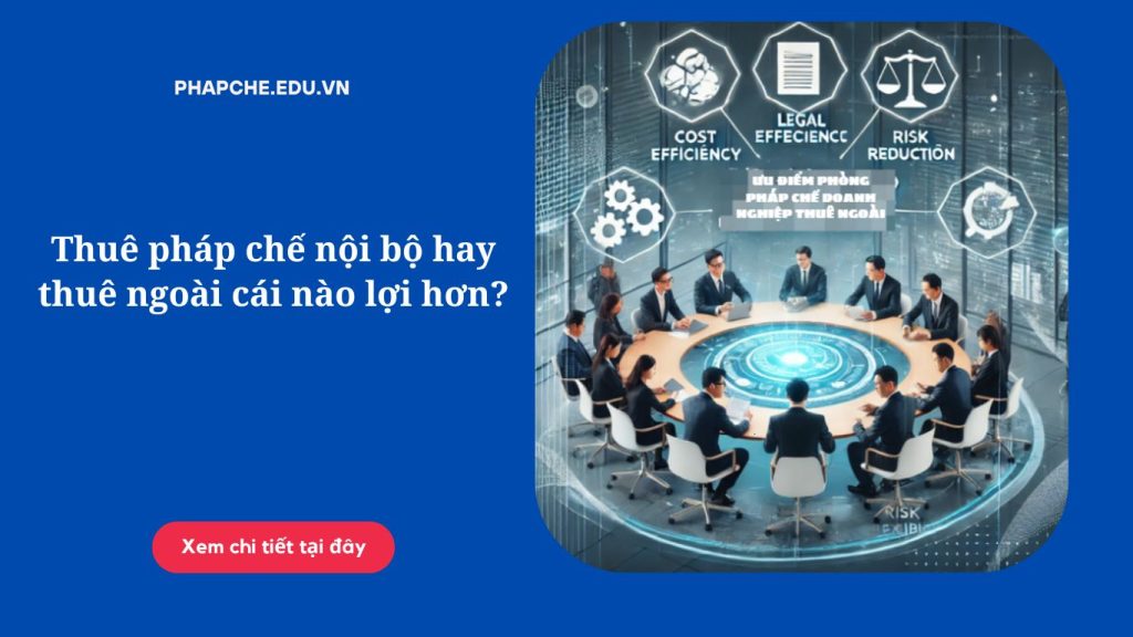 Thuê pháp chế nội bộ hay thuê ngoài cái nào lợi hơn?
