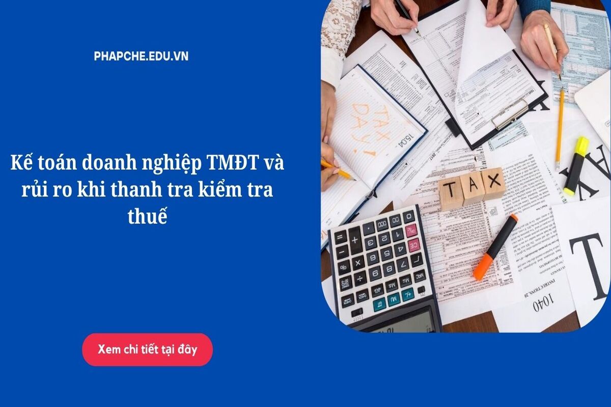 Kế toán doanh nghiệp TMĐT và rủi ro khi thanh tra kiểm tra thuế