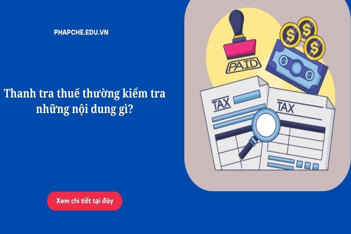 Thanh tra thuế thường kiểm tra những nội dung gì? Cẩm nang cho kế toán