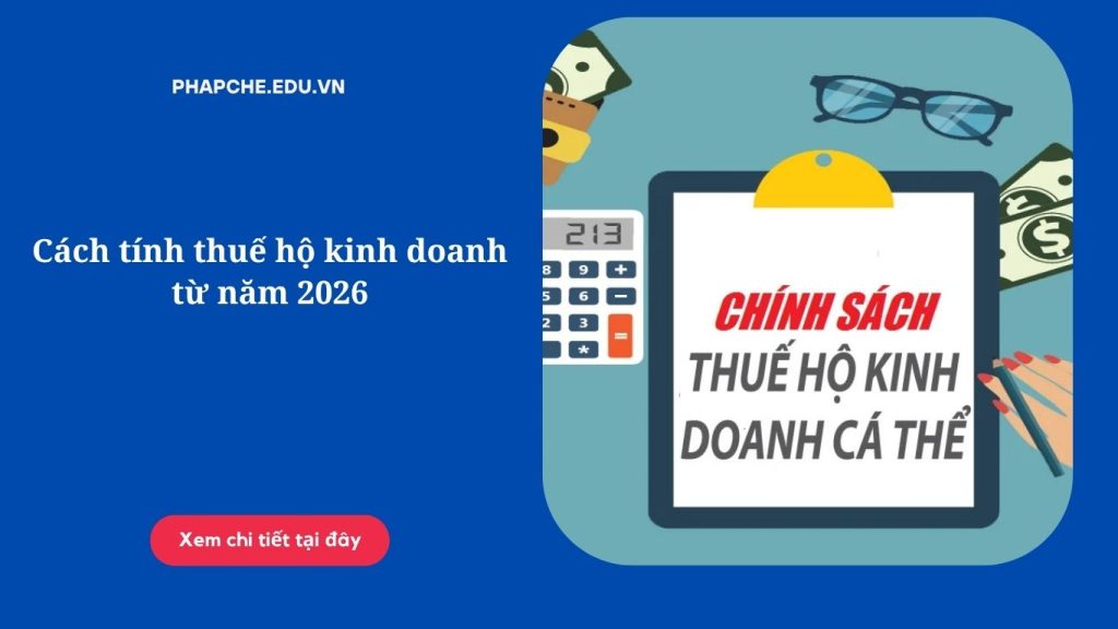 Cách tính thuế hộ kinh doanh