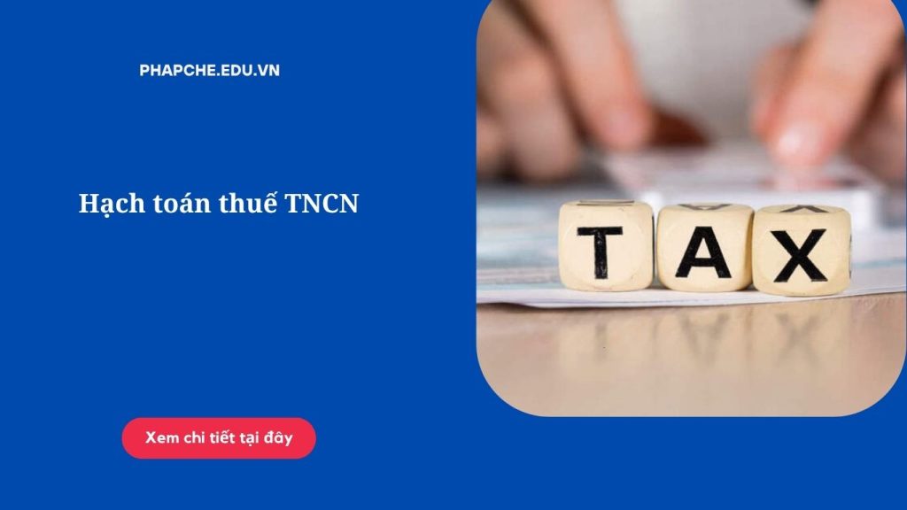 Hạch toán thuế TNCN