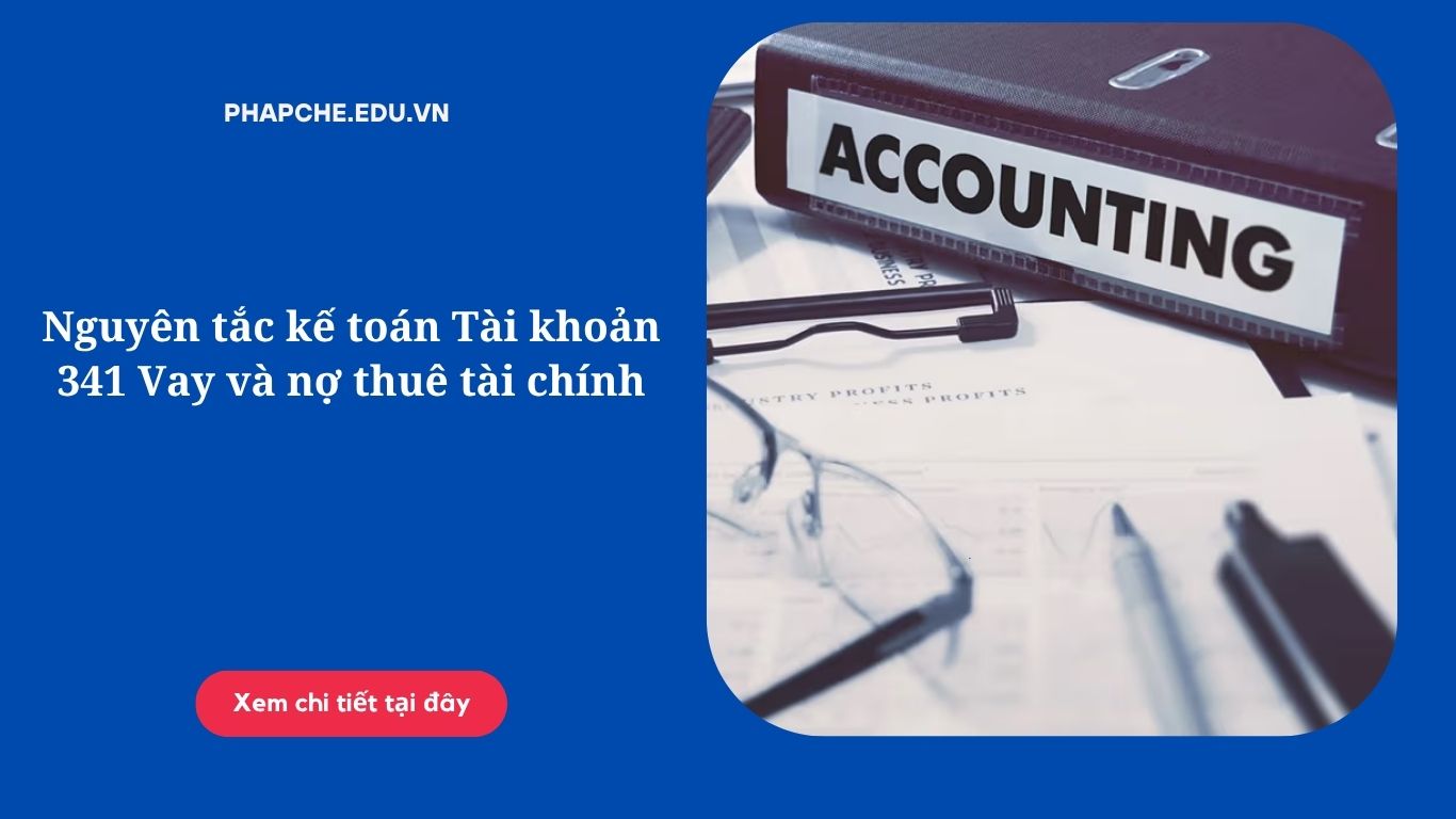Nguyên tắc kế toán Tài khoản 341